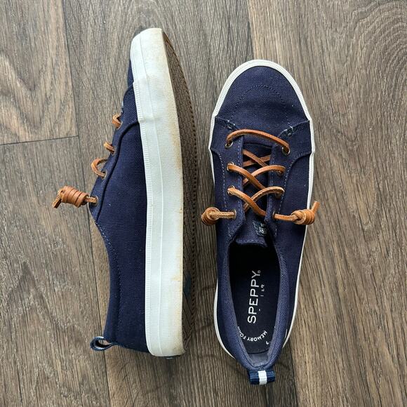 Sperry Shoes - Sperry Topsider Navy Sneakers Size 7.5